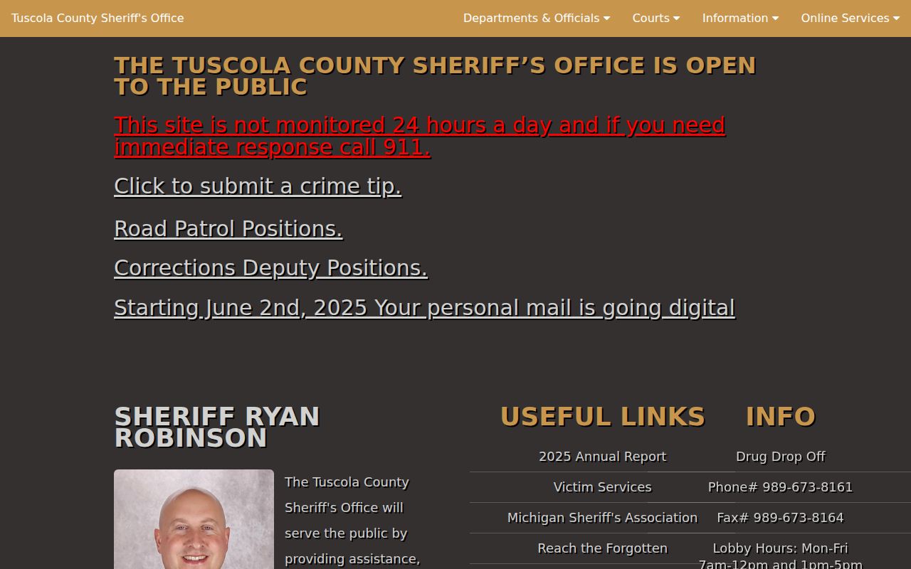 Tuscola County sheriff's office